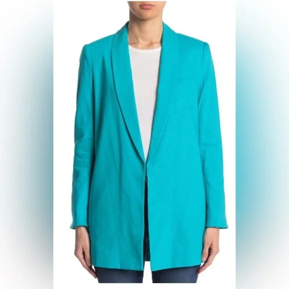 Alice + Olivia Women's Turquoise Oversized Blazer. Size-Small - Picture 1 of 4